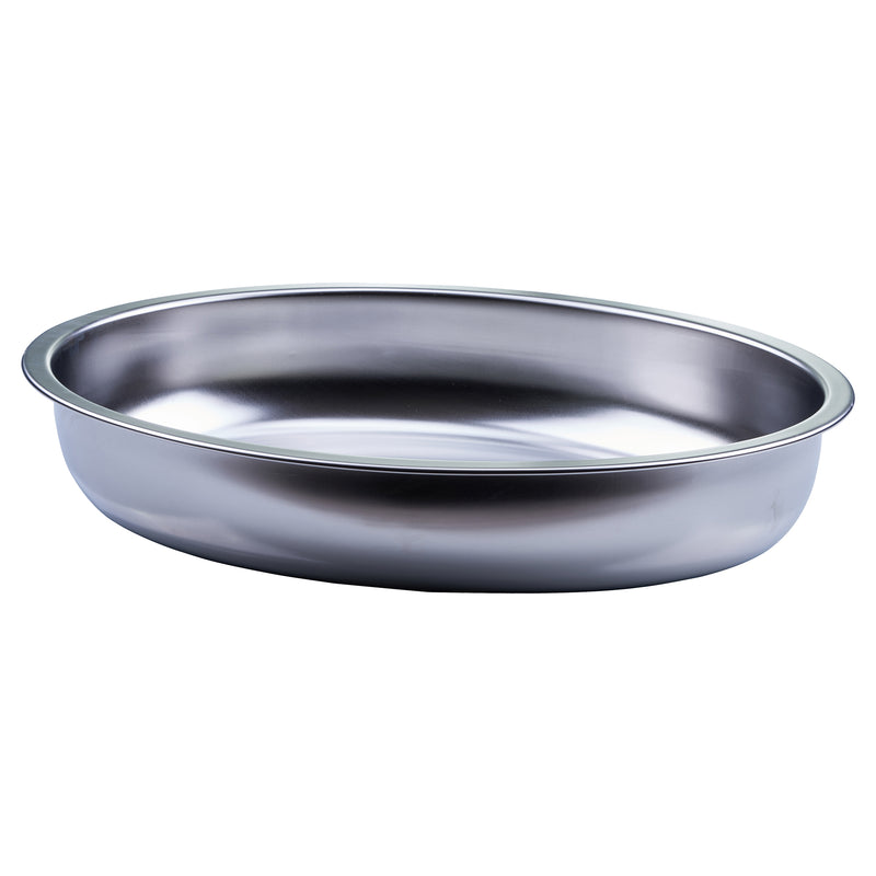 Winco 603-WP 8 Quart Water Pan with Stainless Steel for Oval Chafer