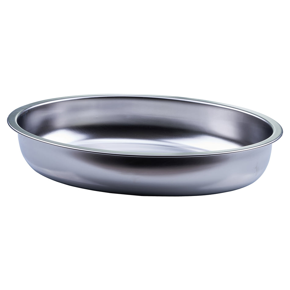Winco 603-WP 8 Quart Water Pan with Stainless Steel for Oval Chafer