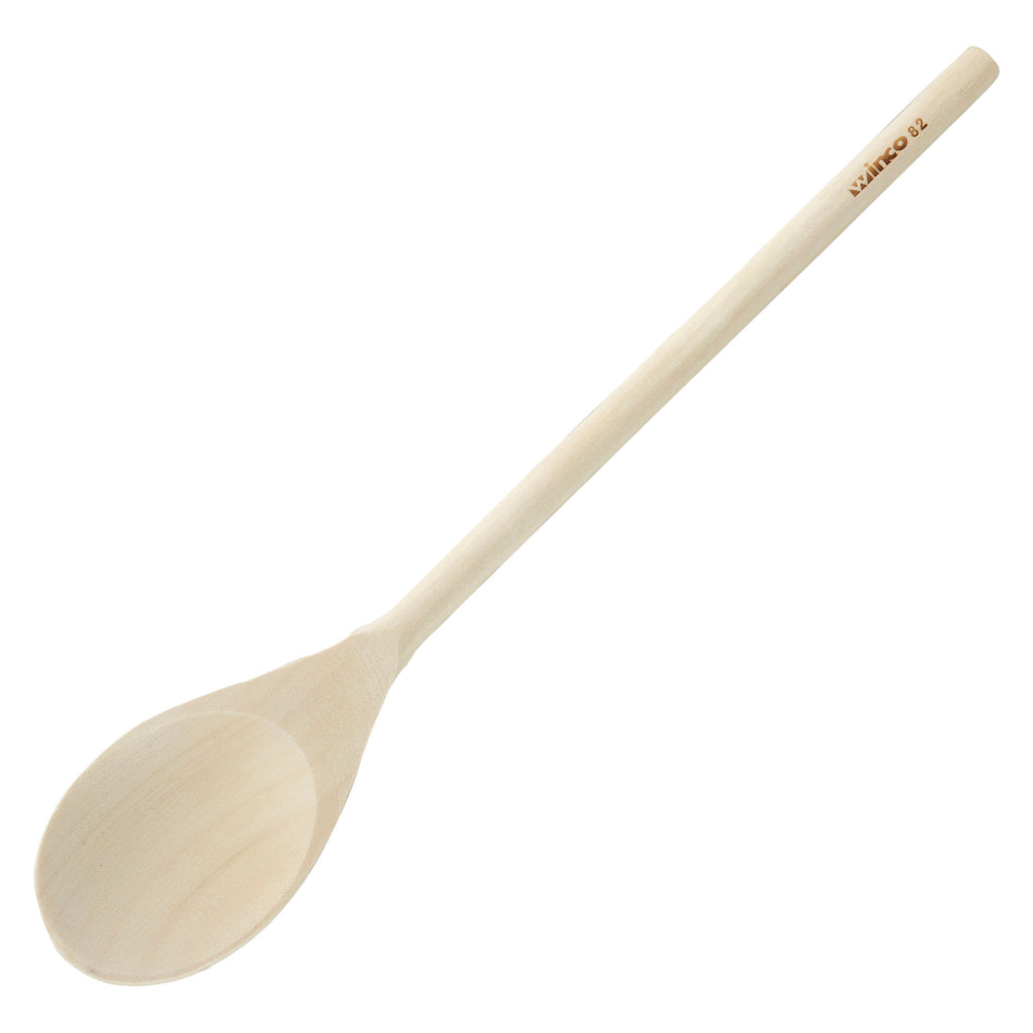 12 pack Winco WWP-16 Wooden Stirring Spoons - 16"