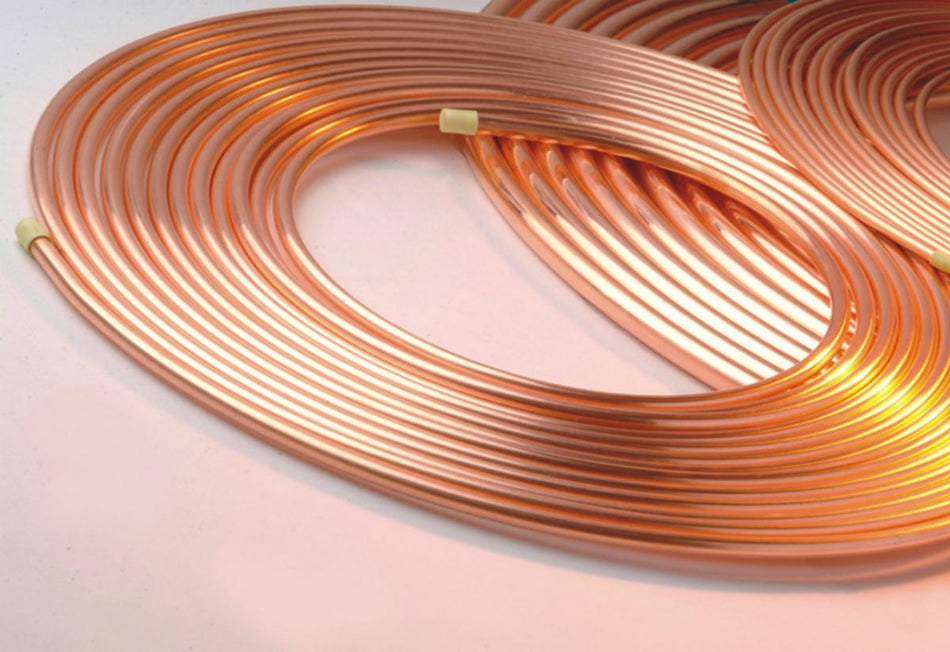 Copper Tube 3/8x50, - 3/8 in OD x 50 ft Roll Tube Copper