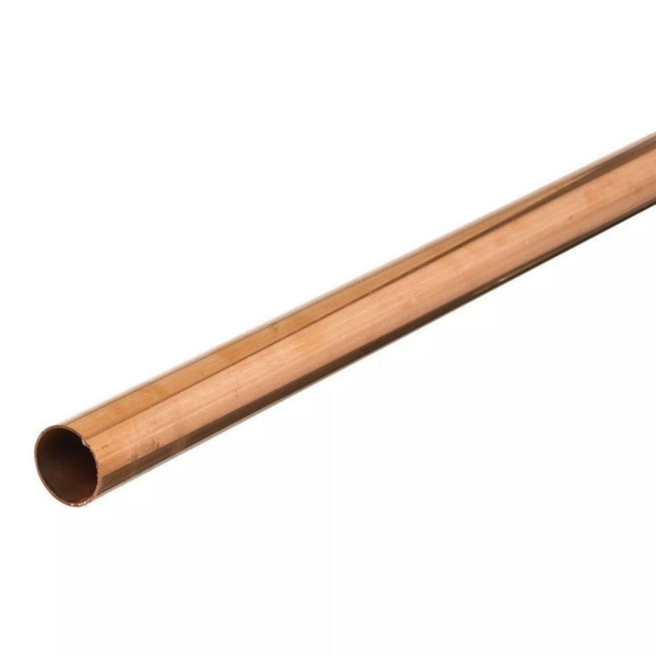 Streamline AC06020, 7/8 in OD x 20 ft ACR Hard Copper Tube, Nitrogen Charged
