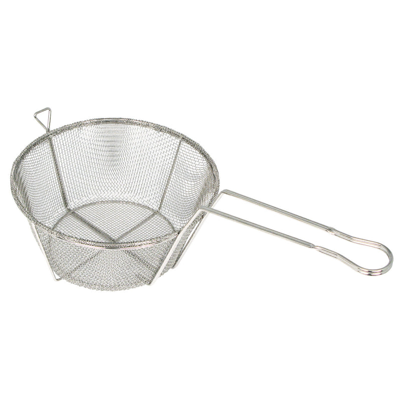 Winco FBRS-11 10-7/16 Inch Diameter Fry Basket Round Medium Mesh Wire