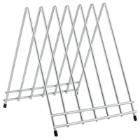 Winco CB-6L Cutting Board Rack Chrome Plated 6 Slots for Boards Up To 1 Inch