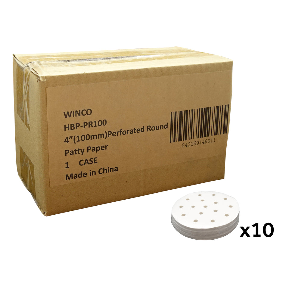 Winco HBP-PR100 4 Inch Diameter Paper Perforated for HBP-3 5000 Packs