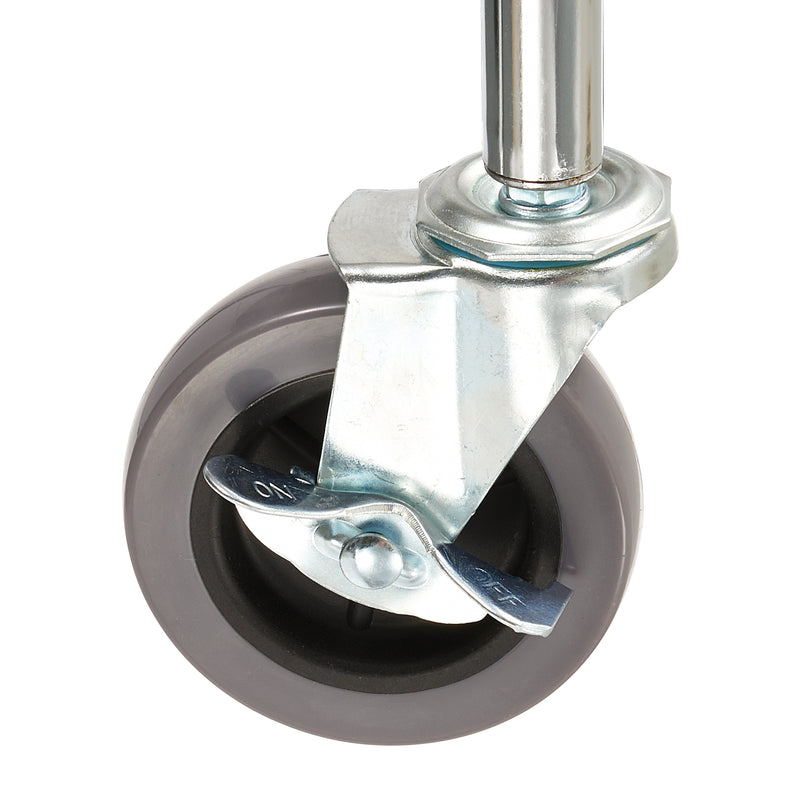 Winco DWR-CTB 3-3/4 Inch Diameter Caster with Brake for Dollies