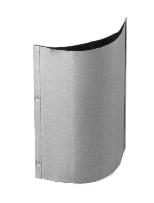 WARD® Turning Vane 2" 26 GA Galvanized Steel 651913