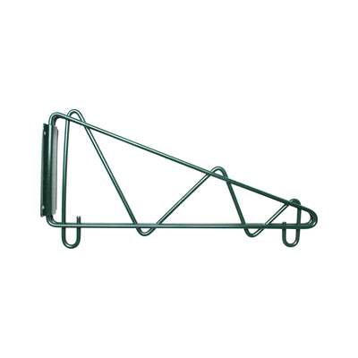 Thunder Group WBEP018 18 Inch Single Wall Bracket Epoxy Coated Green Steel