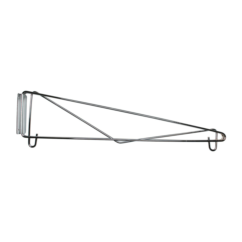 24" x 2-4/7" x 7-1/8", Direct Wall Bracket, Single Shelf Support, Chrome Plated Wire, 5 Years Limited Warranty, NSF