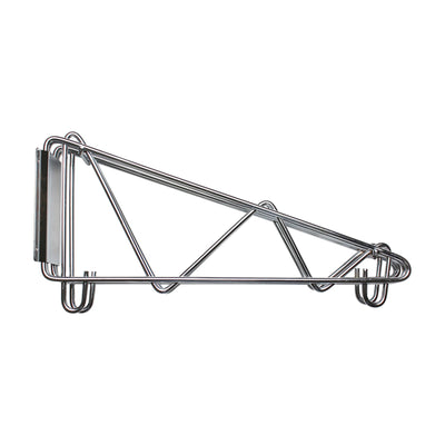 Thunder Group WBSV214 14 Inch Double Wall Bracket Chrome Plated Steel Support