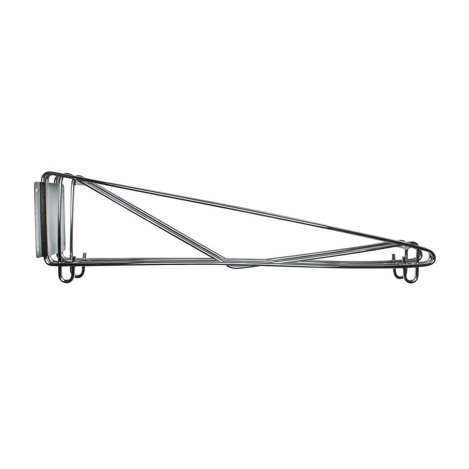 24" x 11-1/4" x 1-4/7", Direct Wall Bracket, Double Shelf Support, Chrome Plated Wire, 5 Years Limited Warranty, NSF