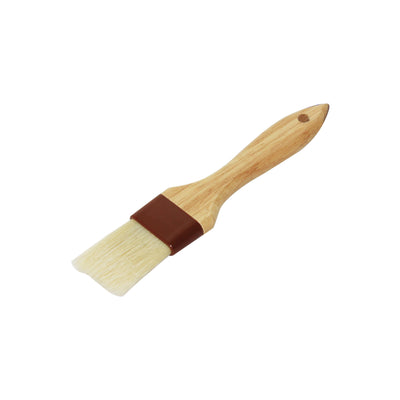 Thunder Group WDPB002 1-1/2 Inch Pastry Brush Boar Bristles Wood Handle