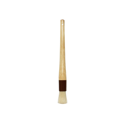 Thunder Group WDPB006 1 Inch Round Pastry Brush with Boar Bristles Wood Handle