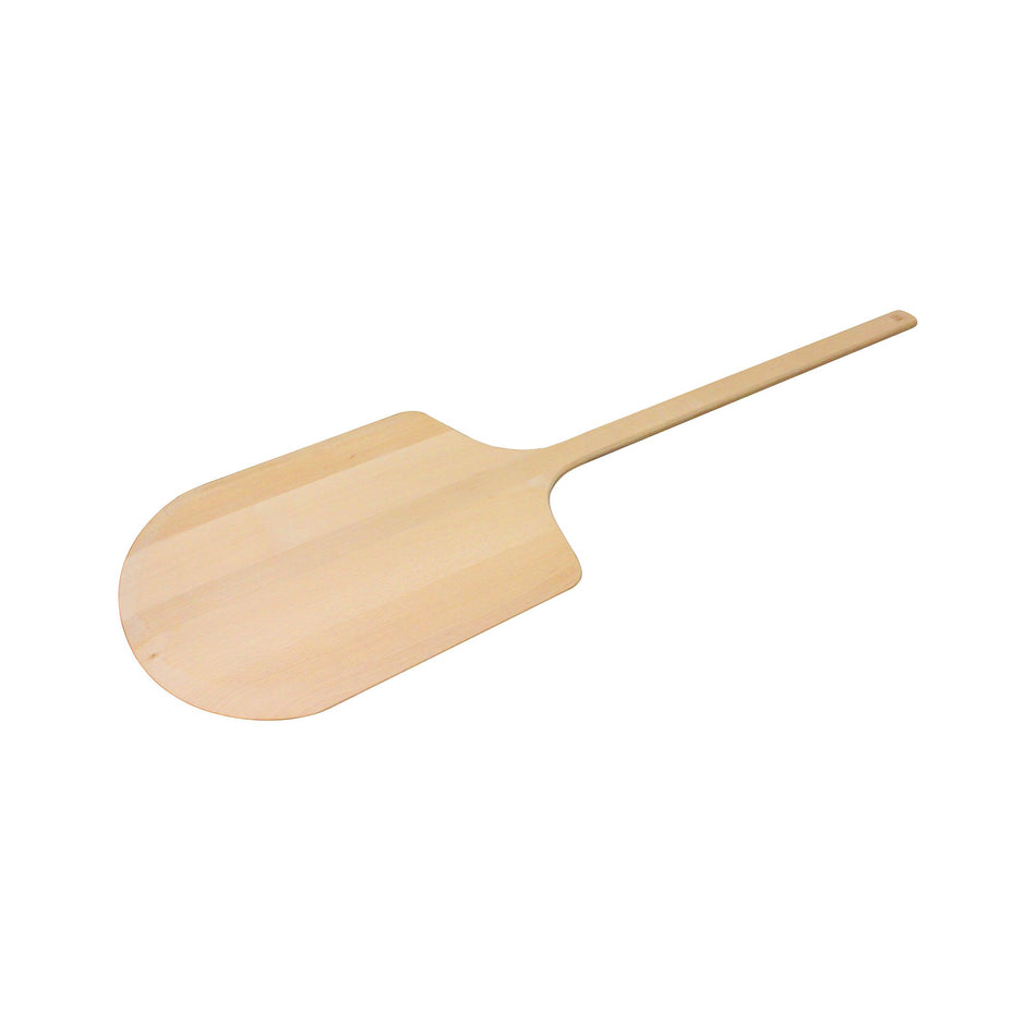 42" Overall Length, 17-3/4" x 15-3/4" Blade with 24-1/4" Length x 1-5/8" Diameter Handle, Wooden Pizza Peel