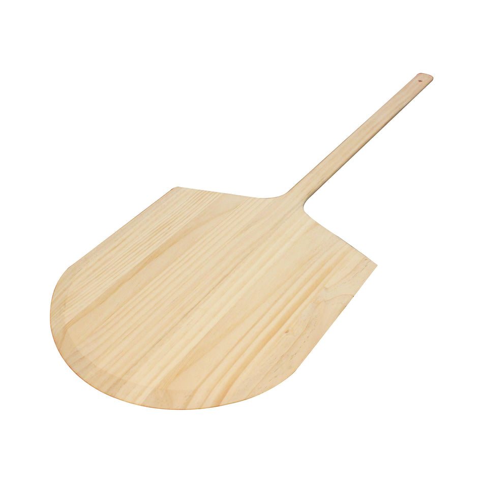 42" Overall Length, 19-7/8" x 18" Blade with 22-1/8" Length x 1-5/8" Diameter Handle, Wooden Pizza Peel