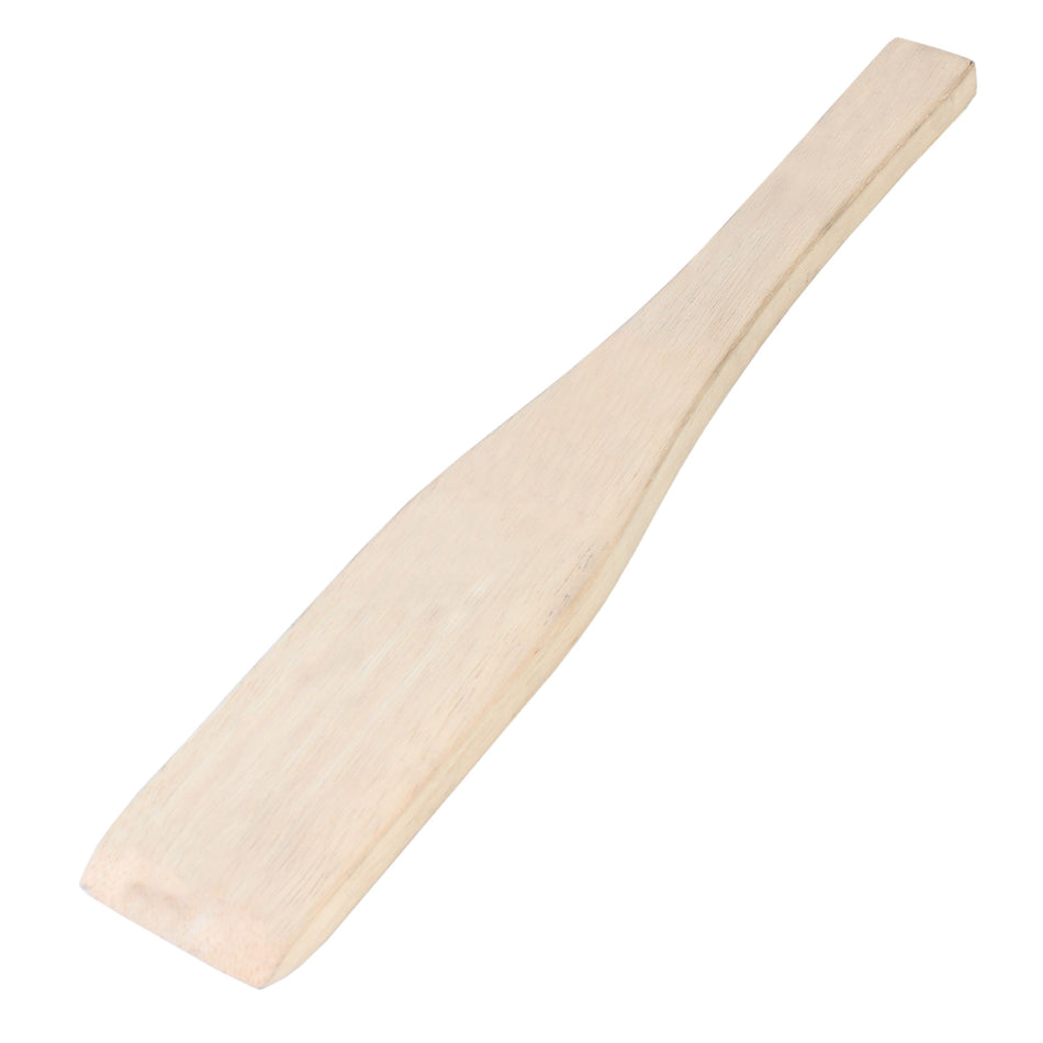 18" Overall Length, 7-1/8" x 3-1/8", Wooden Mixing Paddle with 10-7/8" Handle