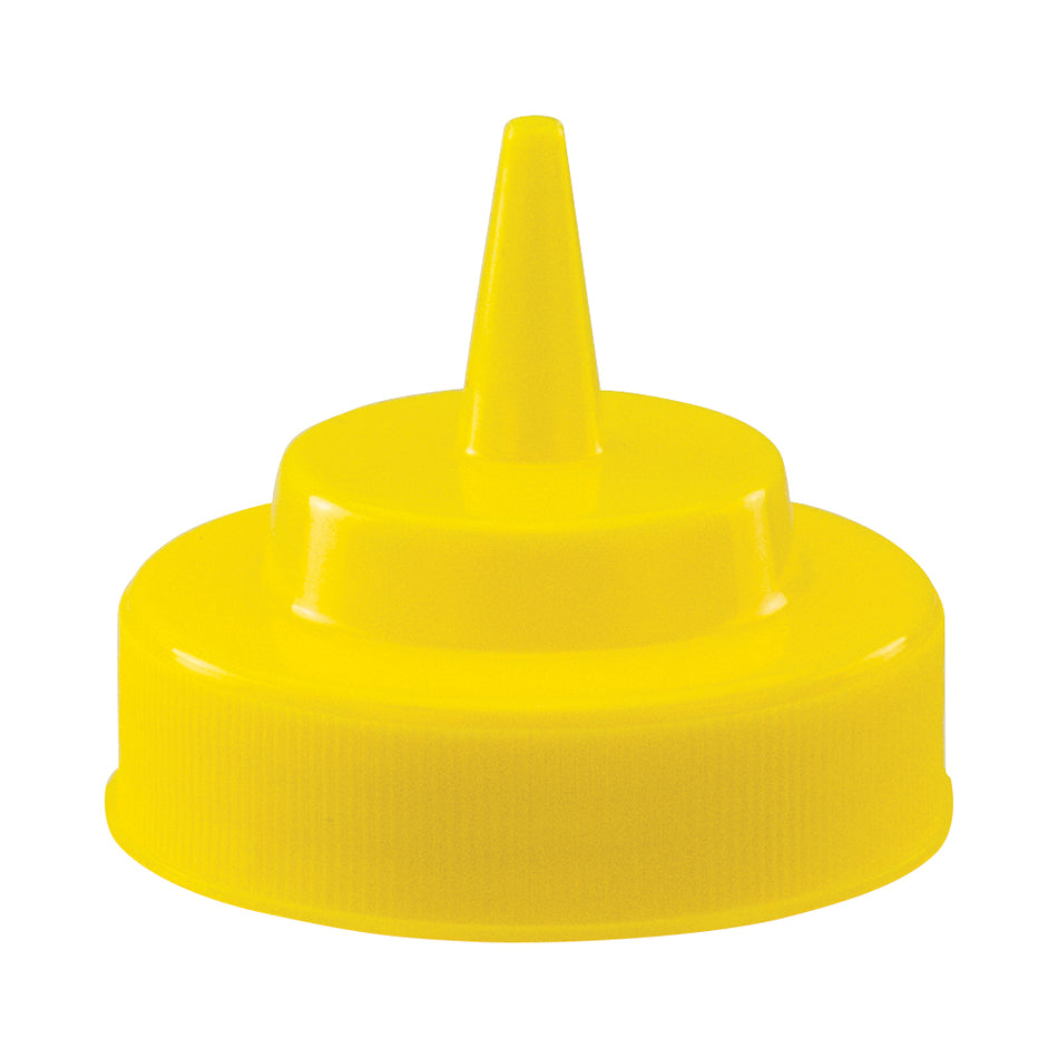 Winco PSW-Y-LID Lid for Wide Mouth Squeeze Bottle, Yellow