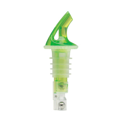 Winco BMP-2125G Bar Maid, 1-1/4 oz Premium Pourers, Green, No Collar, Wide Cork, 12 Pourers/Pack
