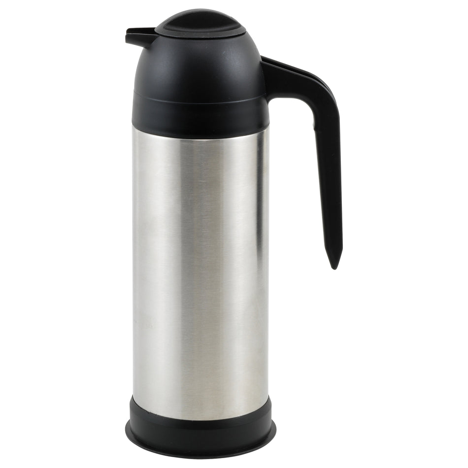 Winco VSS-33 33 Oz Coffee/Cream Server Vacuum Insulated Stainless Steel