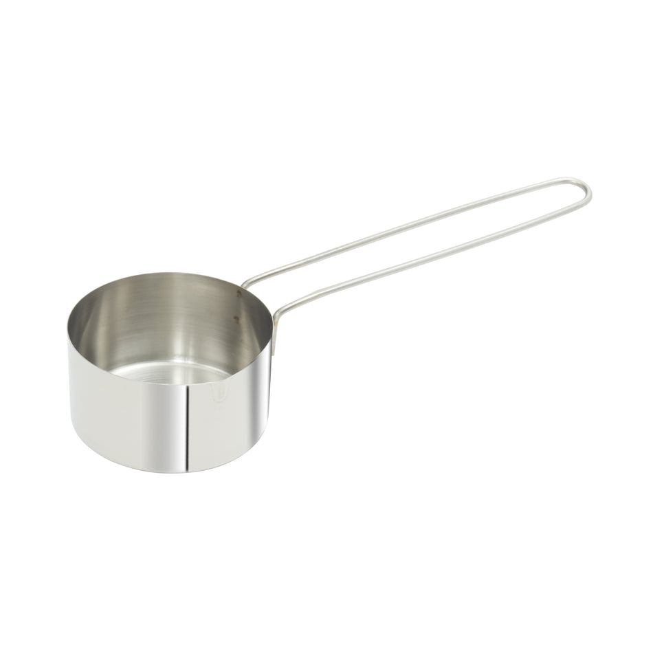Winco MCPL-075C Stainless Steel Measuring Cup with 6" Long Loop Handle, 3/4 Cup