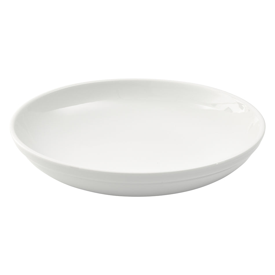 Winco SSB-48 Specialty Salad Bowl, 48 oz, White Porcelain, 12 Pieces/Case