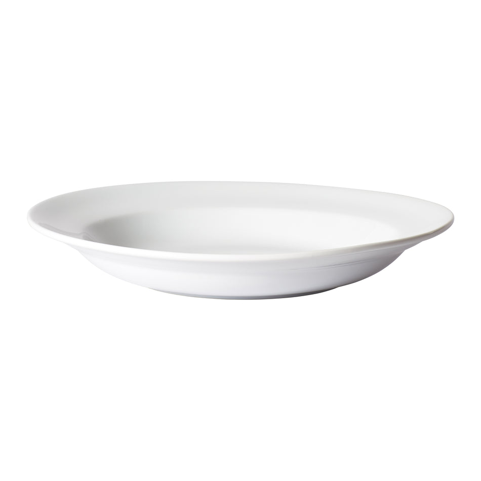 Winco BPB-26RE Birkhall Pasta Bowl with Rolled Edge, 26 oz, 12" dia, White Porcelain, 12 Pieces/Case