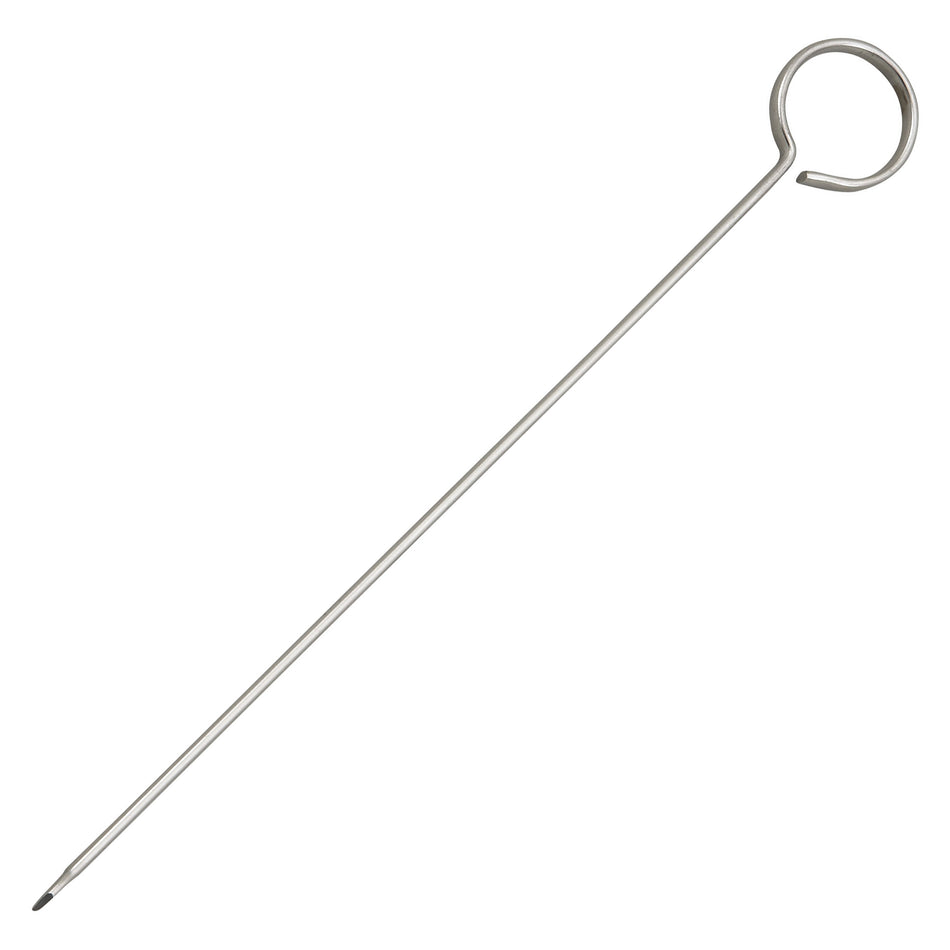 Winco SKO-8 8 Inch Flat Needle Oval Skewer Stainless Steel - Dozen Packs