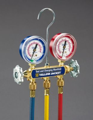 Yellow Jacket® Refrigerant Manifold for R-410A 2 1/2" Gauge 41709