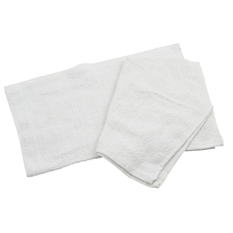 Winco BTW-30 16 Inch Bar Towel with 70/30 Cotton/Poly White