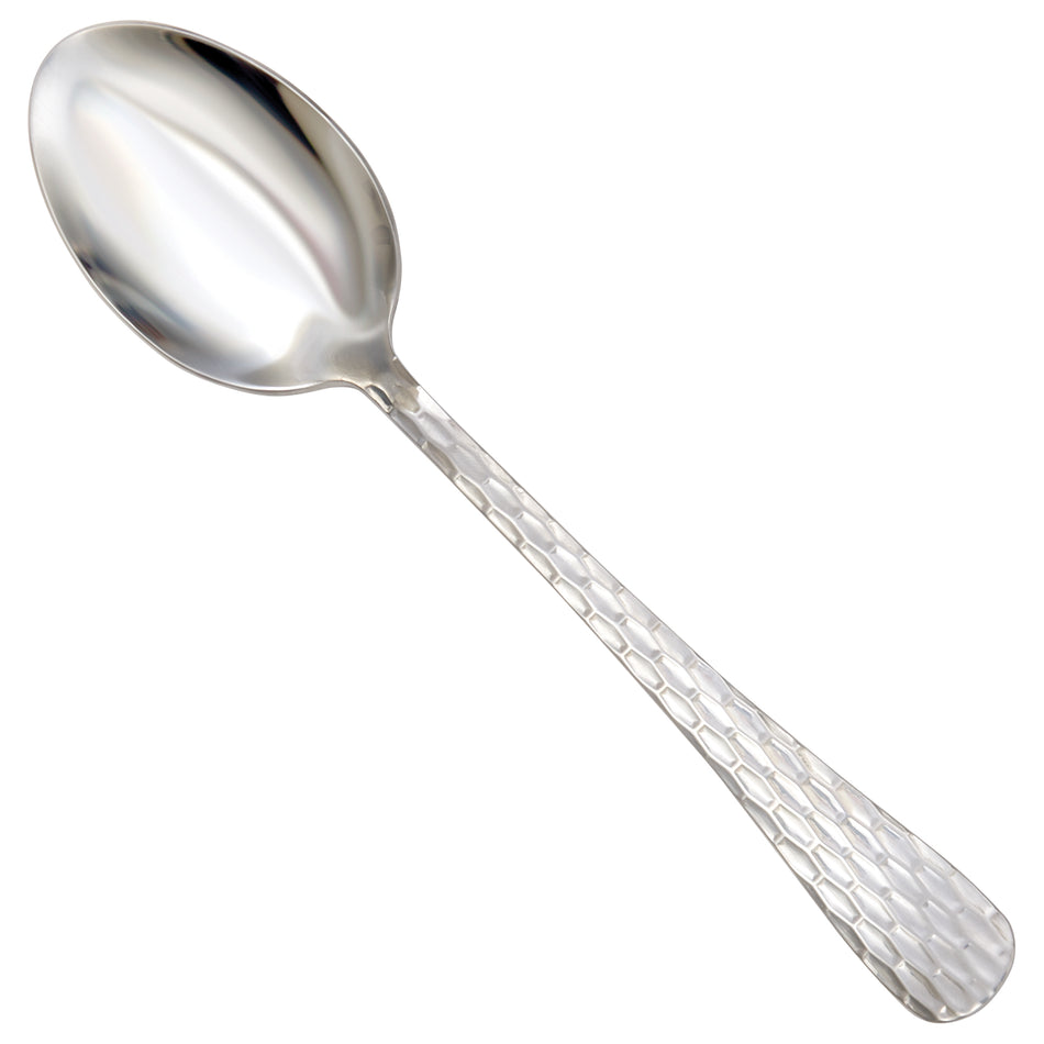 12 pack Winco 0023-03 Caspian Dinner Spoon, 18/0 Medium Weight
