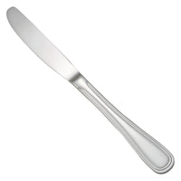 Winco 0030-18 9-3/4 Inch European Table Knife with Mirror Finish 18/8 Stainless Steel