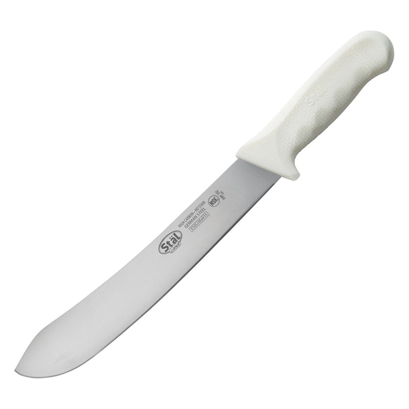 Winco KWP-102 Commercial Butcher Knife - 10 Inch High-Carbon Stainless Steel Blade