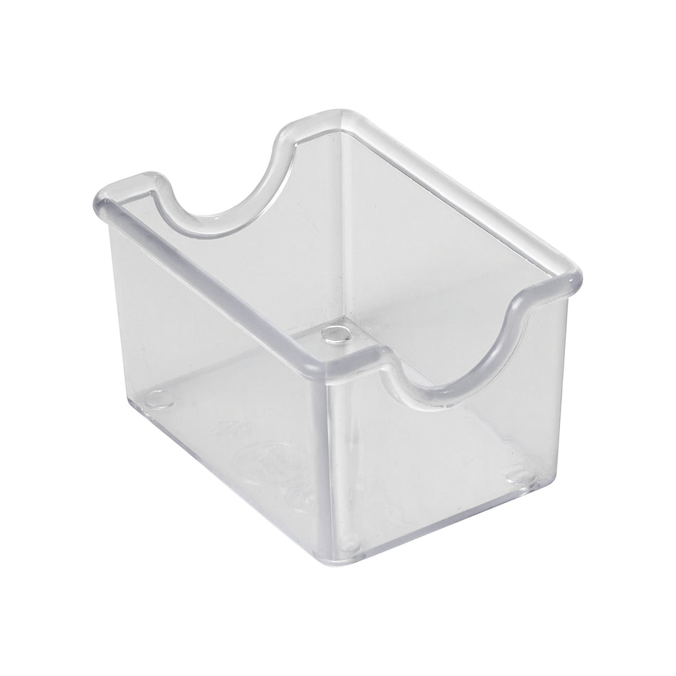 Winco PPH-1C 3-1/2 Inch Sugar Packet Holder Clear Plastic NSF