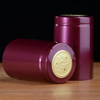 PVC Cap Solid Burgundy Gloss 100Pk
