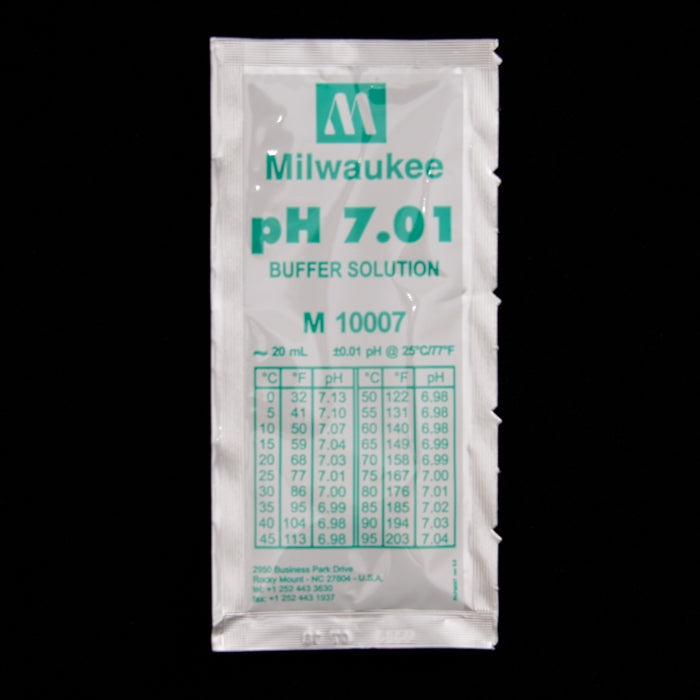 Milwaukee 7.01 pH Buffer Solution 20ml Bx 25