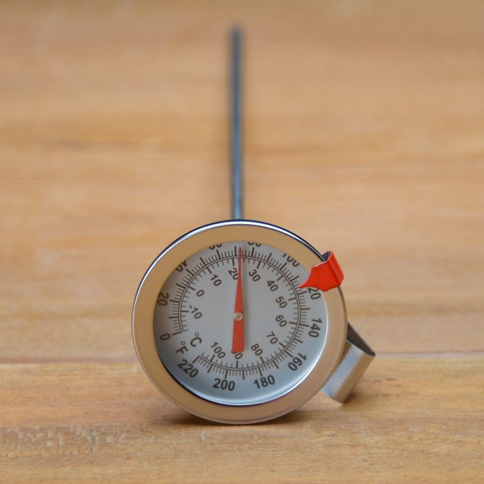 Bi-Metal Dial Thermometer 12" w/ Clip