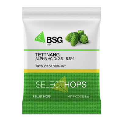 German Tettnang Hop Pellets - 8 oz Pack - Authentic Noble Hops