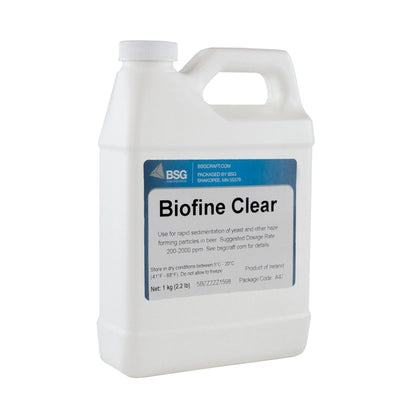 Biofine 1kg Clear Fining Agent for Rapid Sedimentation - 2.2 lbs