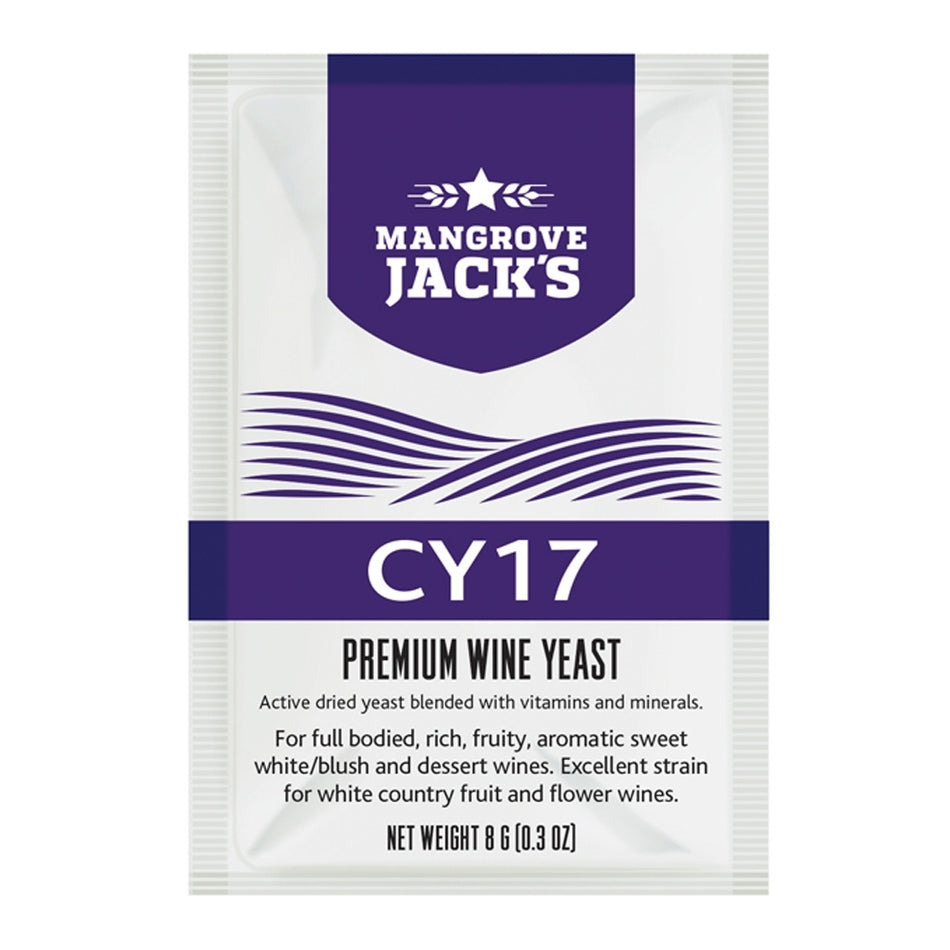 Mangrove Jack's Wine Yeast - CY17 8g