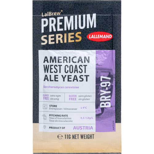 Lallemand LalBrew® BRY-97 - 11g Sachet American West Coast Ale Yeast