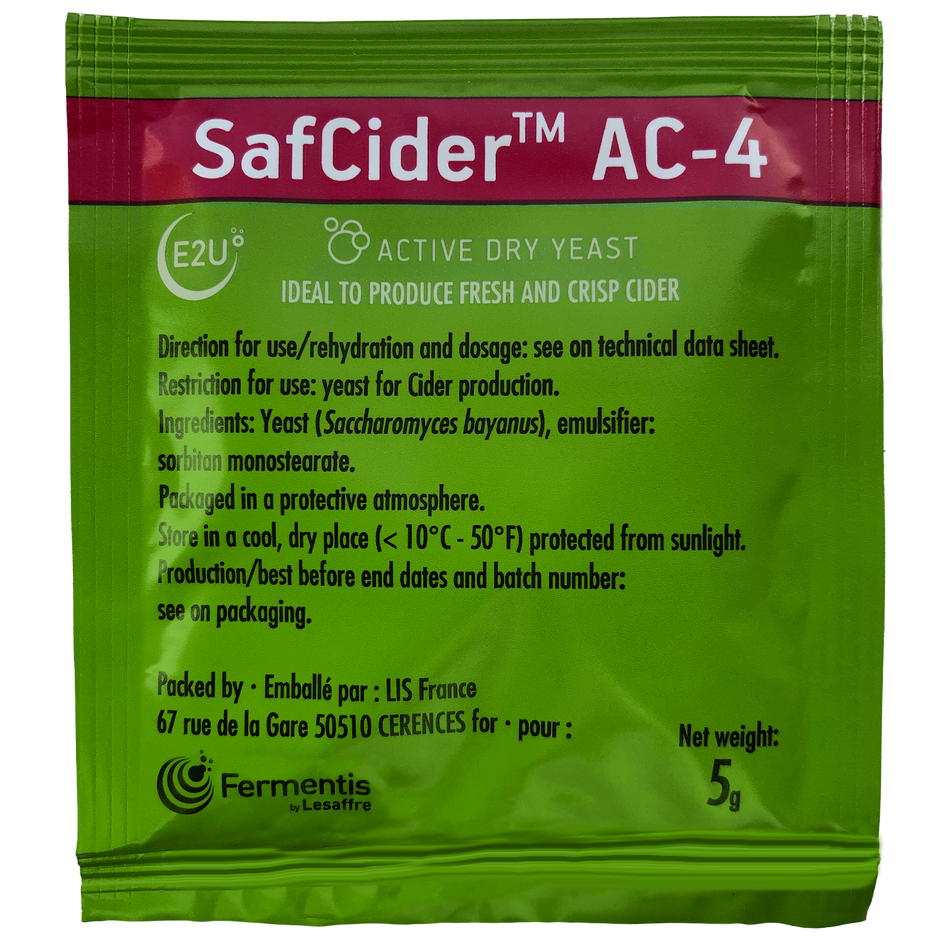 Fermentis SafCider AC-4 5g