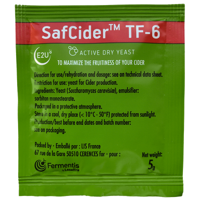 Fermentis SafCider TF-6 5g Yeast