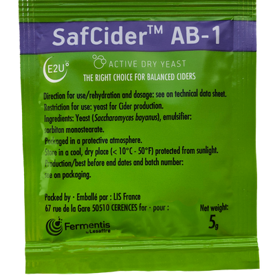 Fermentis SafCider AB-1 Yeast 5g