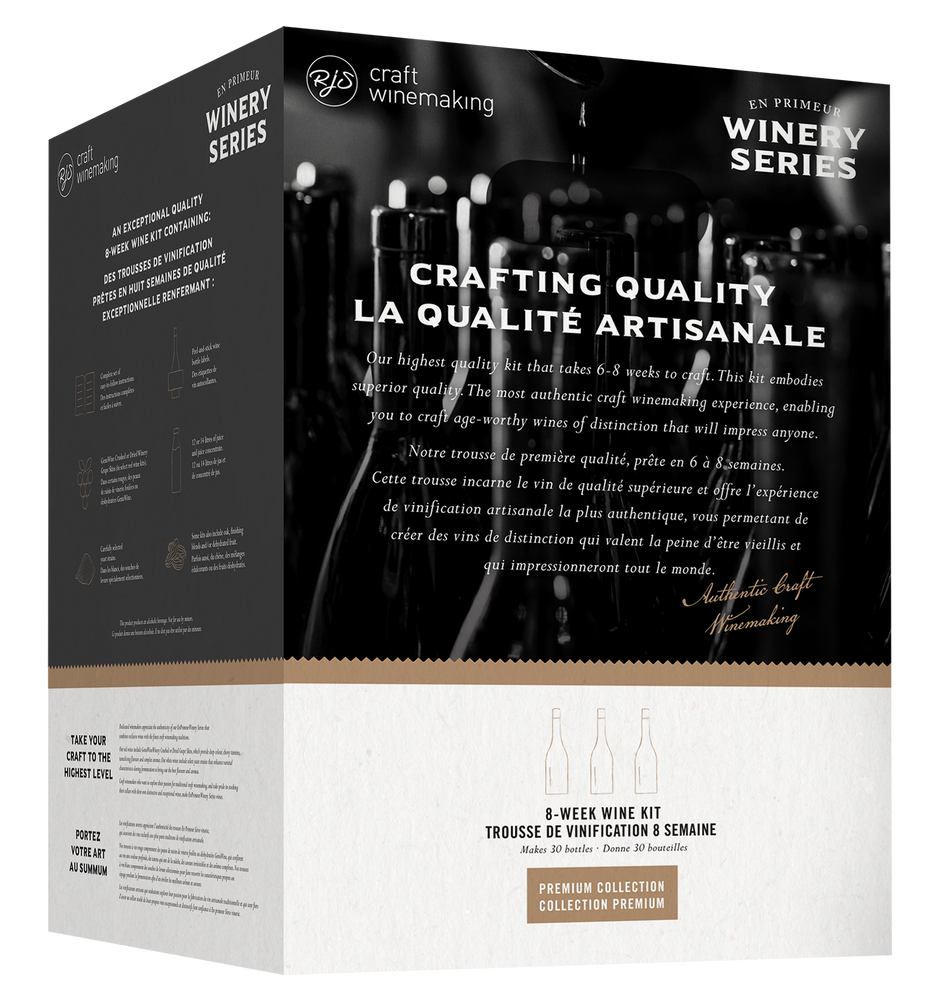 White Trio - Pinot Grigio, Sauvignon Blanc, Muscat En Primeur Winery Series Wine Kit