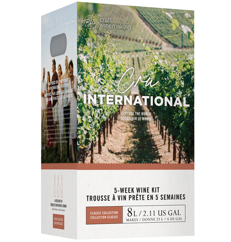 Cru International California Chardonnay Wine Kit - 6 Gallon Premium