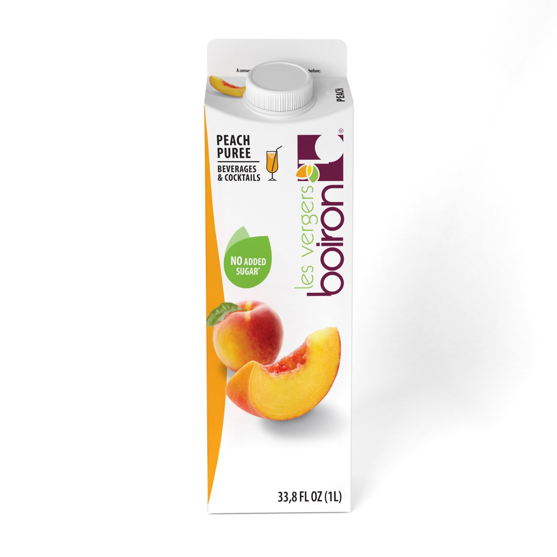 Peach 100% Fruit Puree 1 Liter