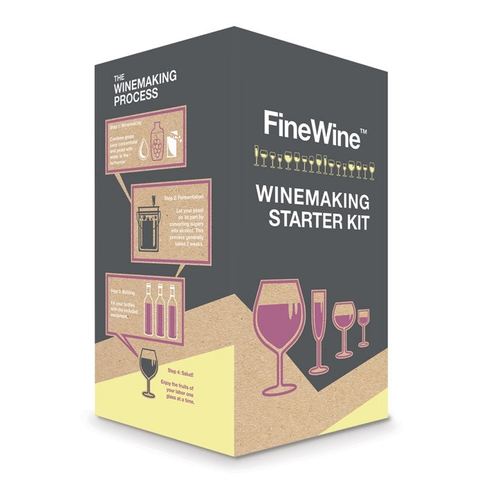Wine Equipment Deluxe Starter Kit w/ Glass Carboy