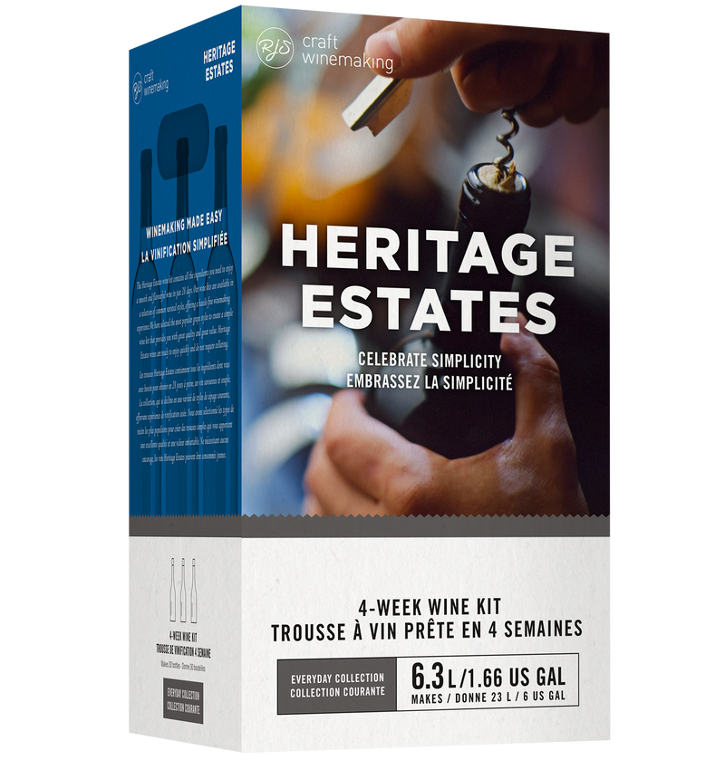 [2 Pack] 6 Gal. Merlot Heritage Estates Home Winemaking Kit - RJS Craft