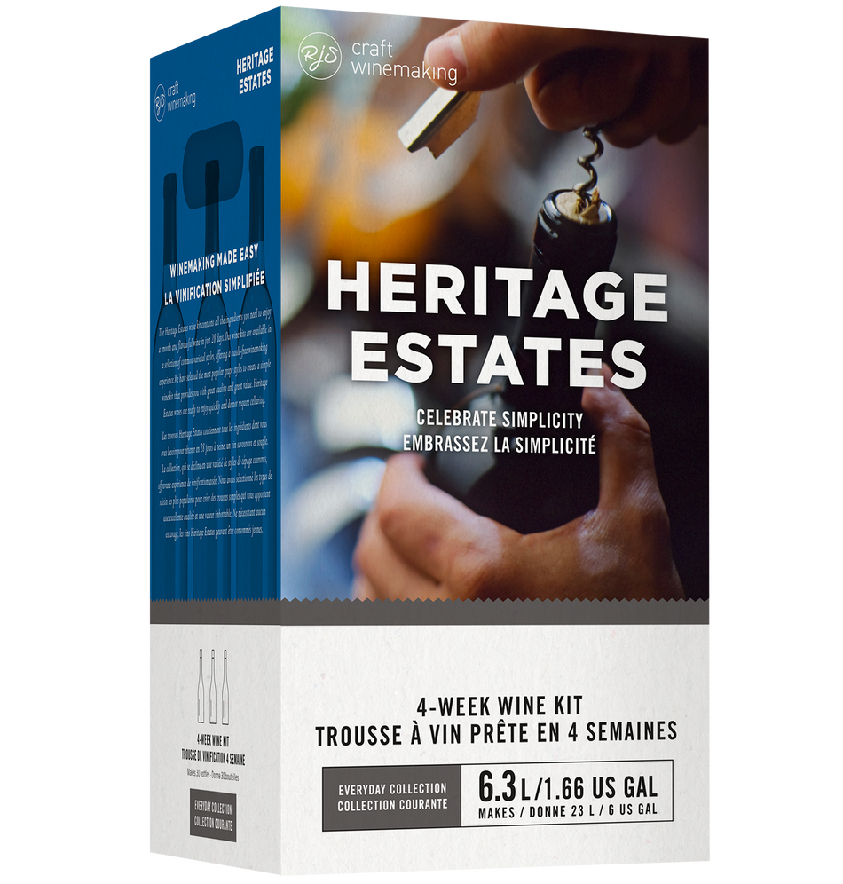 [2 Pack] 6 Gal. Shiraz Heritage Estates Home Winemaking Kit - RJS Craft