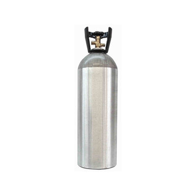 10 lb. Aluminum CO2 Tank with Sherwood Valve and Carry Handle