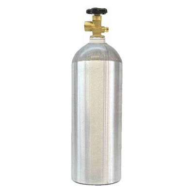 Thunderbird Nitrogen Cylinder - 20 Lb No Handle Industrial Gas Tank